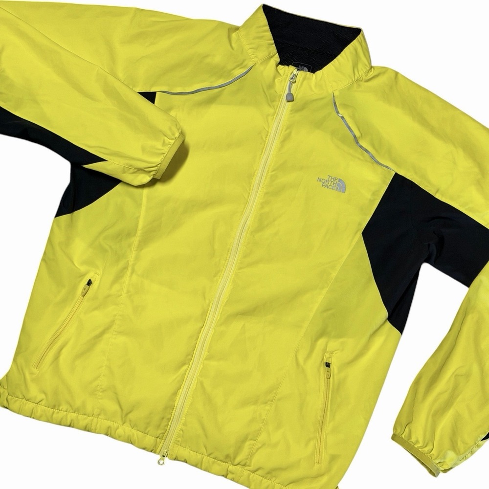 The North Face Flight Series Jacket Men's Yellow Full Zip Windbreaker Large Vent - Picture 5 of 14